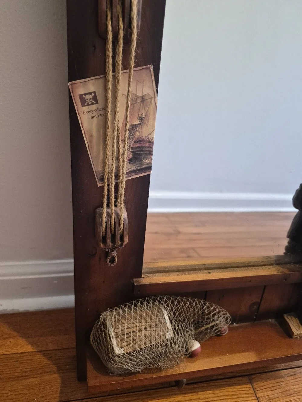 Rustic Pirate Wall Mirror